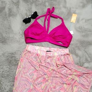 Bundle summer swimwear bikini top pants